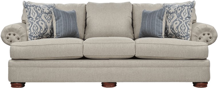 Vesper Lane Grey Blue Ikat Inspired Woven Throw Pillow (800x400), Png Download