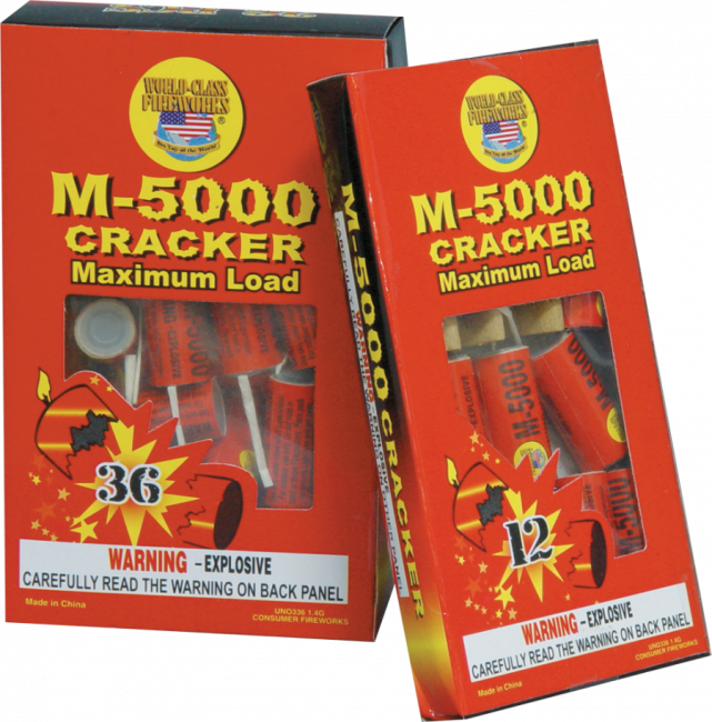 M-5000 Salute Cracker - M5000 Firecracker (641x650), Png Download