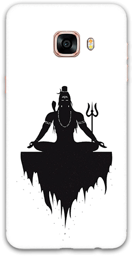 Lord Shiva Meditation Galaxy C5 Mobile Back Case - Shiv T Shirt Long (600x600), Png Download