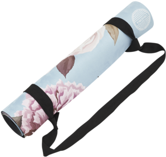 Blue Begonia Yoga Mat Blue Begonia Yoga Mat - Blue Begonia Yoga Mat (384x480), Png Download