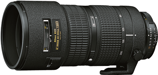 Af Zoom Nikkor 80 200mm F - Nikon Af Nikkor 80 200mm F2 8 (700x595), Png Download
