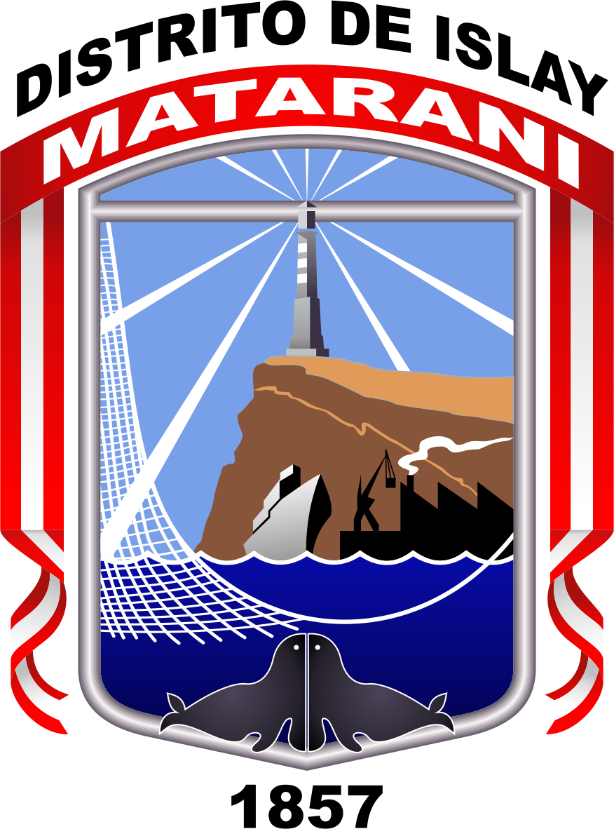Escudo De Matarani - Distrito De Islay Matarani (876x1182), Png Download