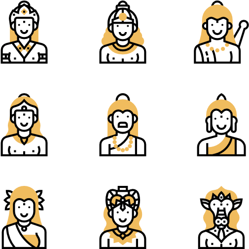 Icons Free Hindu (600x564), Png Download