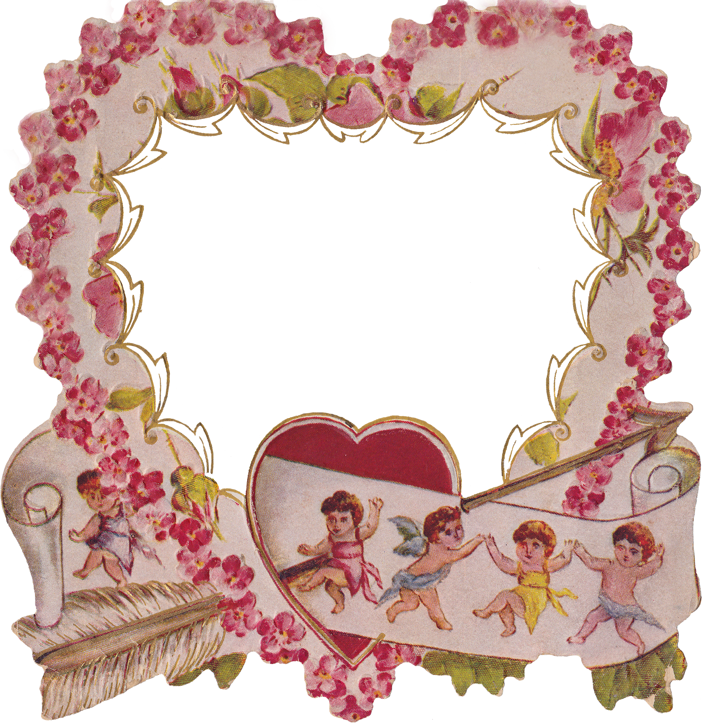 Diecutheartframe Wingsofwhimsy - Picture Frame (2362x2436), Png Download