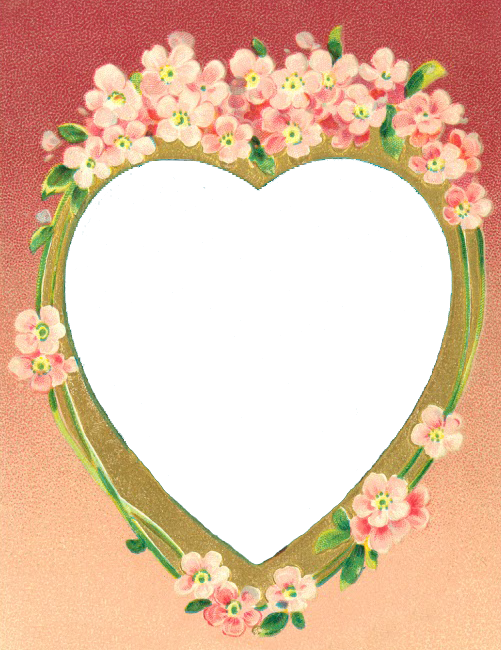 Valentine Free Png Image Pink Heart Frame From Leaping - Android Application Package (501x650), Png Download