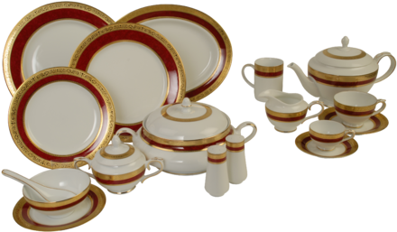 Empress Dinnerware Set - Sriram Pazhayannur (500x335), Png Download