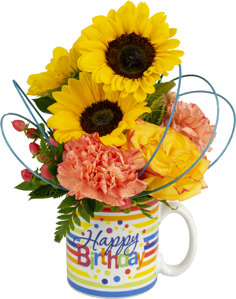Birthday Cheer Bouquet - Birthday (1024x1024), Png Download