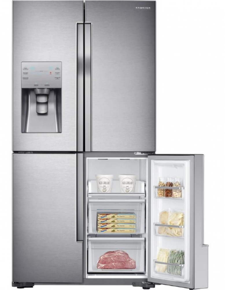 Samsung Rf56j9040sr American Fridge Freezer - American Style Fridge Freezer (1000x1000), Png Download