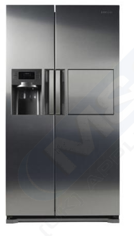 Samsung Rsh7znrs 1/xeu American Style Fridge Freezer - Samsung American Fridge Freezer (273x478), Png Download