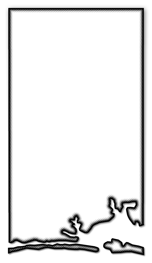 A Map Of Okaloosa With A Black Outline, Drop Shadow, - Png Image Editing (593x1024), Png Download