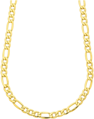 Gold Fusion Chain - S8 22"men Stainless Steel Silver 6mm Cuban Curb Necklace (376x480), Png Download