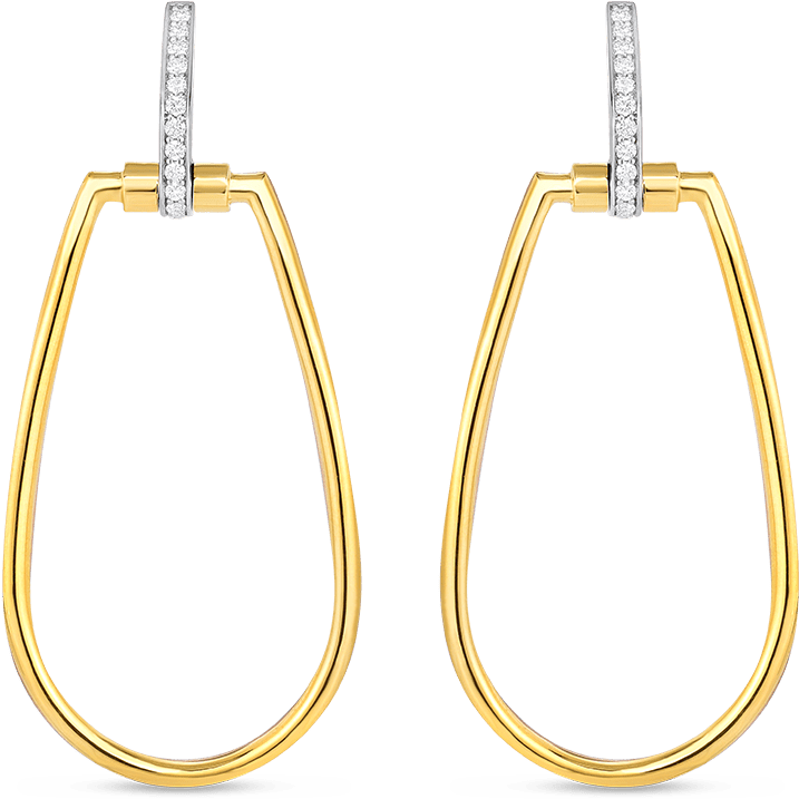 Dog Bone Chain Necklace With Diamond Stations - Earrings (1600x1600), Png Download