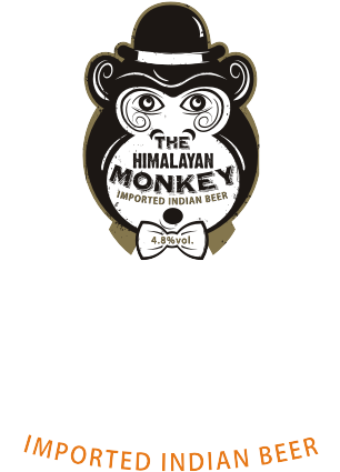 Only The Finest Malt, Hops And Rice, With Naturally - Himalayan Monkey Beer Logo (396x530), Png Download