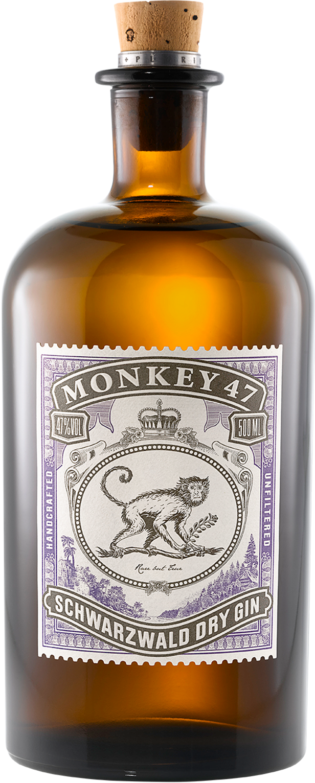 Monkey - Monkey 47 Gin 50cl (616x1532), Png Download