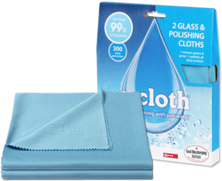 E Cloth Glass Polishing Cloth (737x600), Png Download