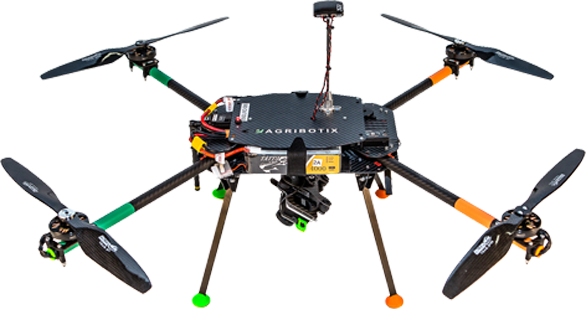 If You Need To Carry Multiple Sensors At Once Or Change - Agribotix Drone (586x309), Png Download