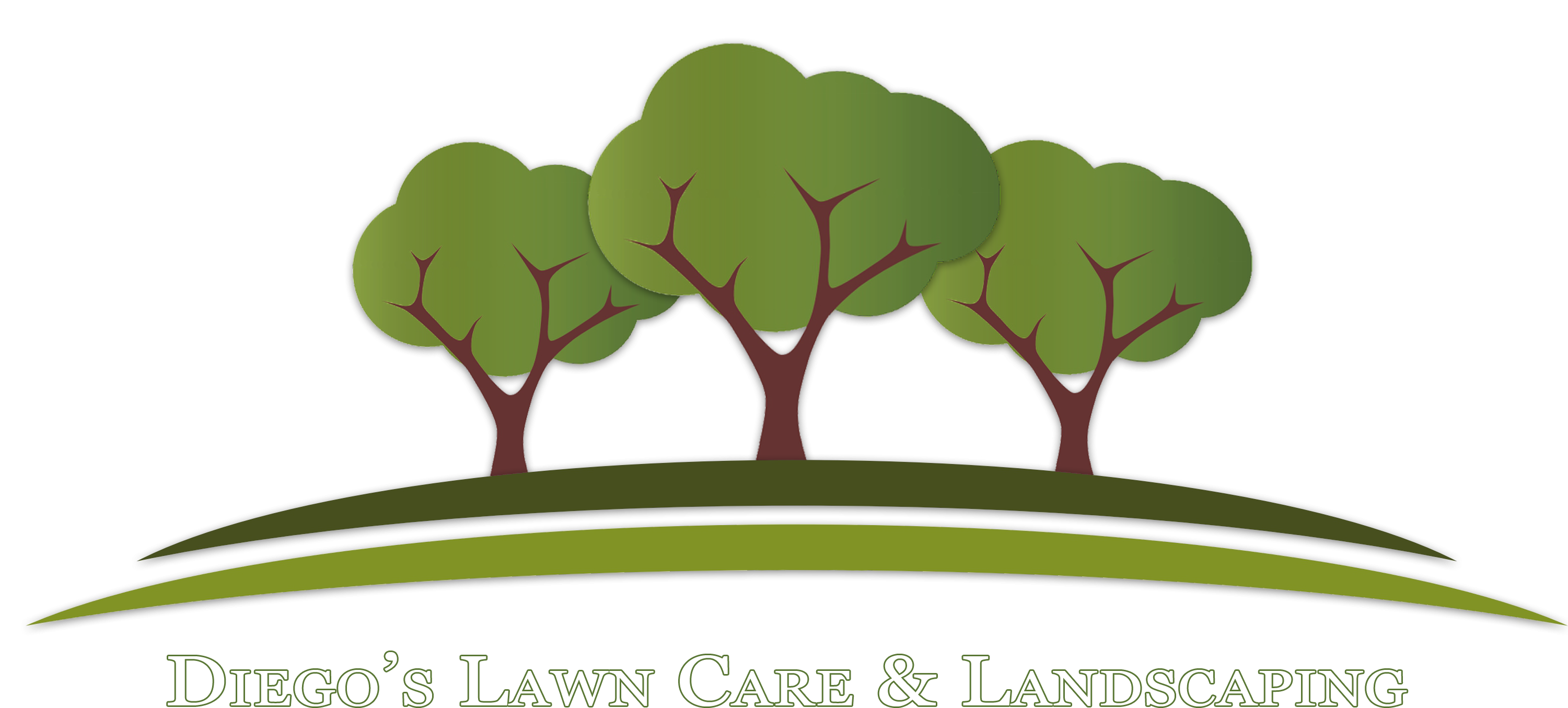 Diego's Lawn Care & Landscaping - Landscaping Clip Art (3000x1565), Png Download