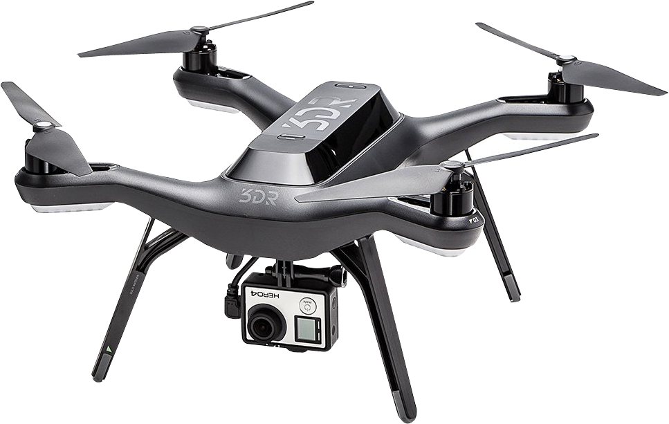 1000 X 674 - 3dr Solo Smart Aerial Drone (1000x674), Png Download