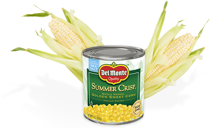 Summer Crisp® Whole Kernel Corn - Del Monte Summer Crisp Golden Sweet Corn, Whole Kernel (1050x443), Png Download