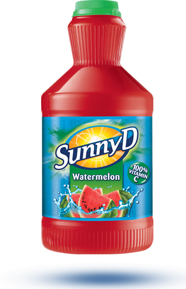 Watermelon - Sunny D Juice Flavours (371x575), Png Download