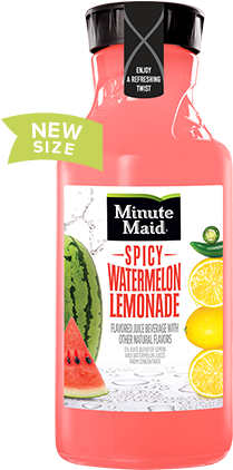 Spicy Watermelon Lemonade - Spicy Watermelon Minute Maid (270x480), Png Download
