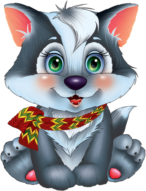 Marigold Clipart Animated - Dibujos Infantiles Divertidos De Animales (543x700), Png Download