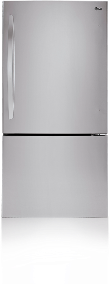 Lg Bottom Freezer Refrigerators Feature Expansive Storage - Refrigerator (400x929), Png Download