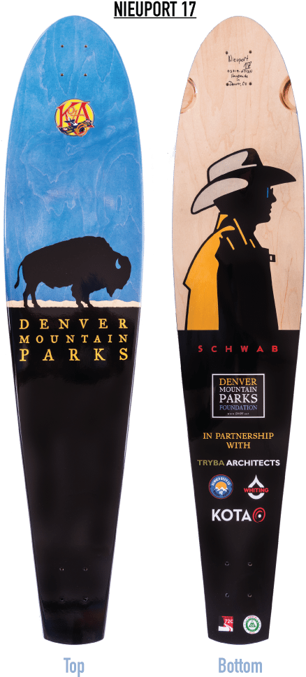 Denver Mountain Parks - Graphic Art Of Michael Schwab [book] (700x1000), Png Download