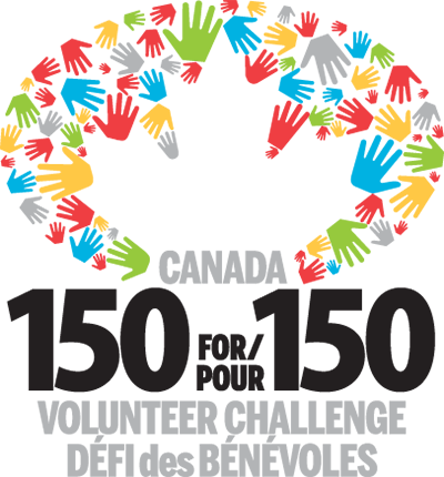 Canada 150 For 150 Logo - Sun (400x430), Png Download