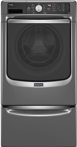 Laundry - Maytag Maxima 5.2 Cu. Ft. Front Load Steam Washer With (400x600), Png Download