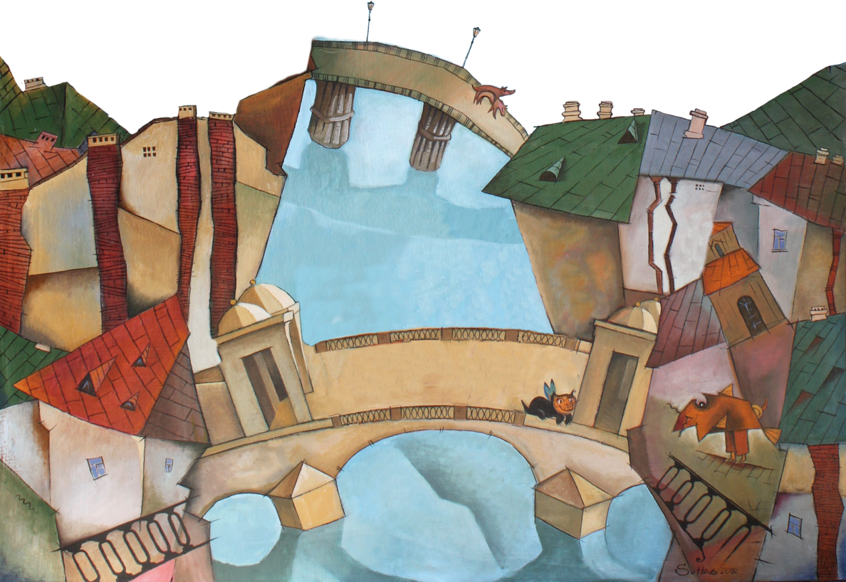 Petersburg Series - Painting (1188x818), Png Download