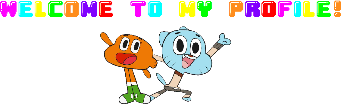 Welcome - Amazing World Of Gumball (1139x375), Png Download
