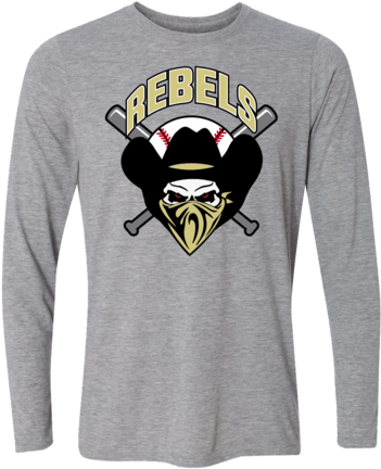 Kendall County Rebels<br>long Sleeve - Sleeve (384x480), Png Download