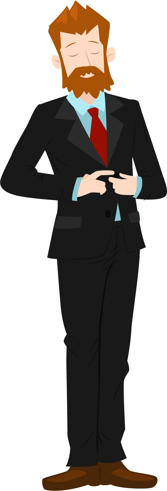 Man Png Free Images Only Image X - Transparent Suit Man Clipart (548x1609), Png Download