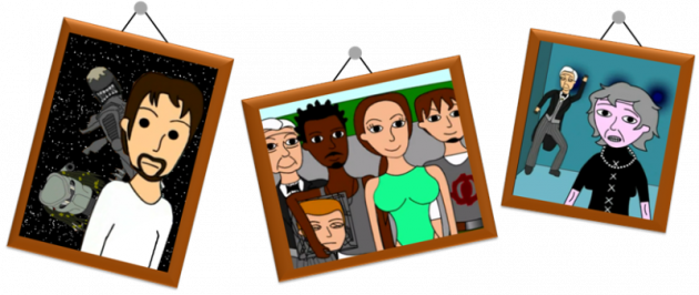 Picture - Cartoon (630x266), Png Download