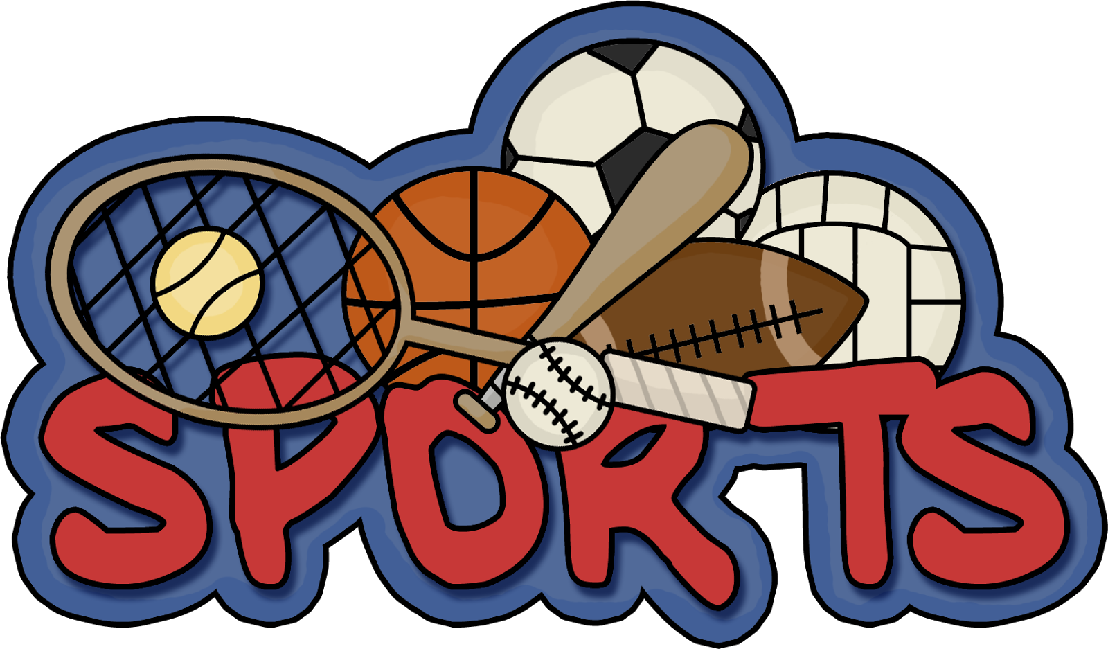 Bonny Eagle High School Daily Blog - Sport In Bubble Writing (1600x937), Png Download