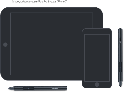 Png Royalty Free Download Bamboo Sketch Precision Stylus - Smartphone (650x455), Png Download