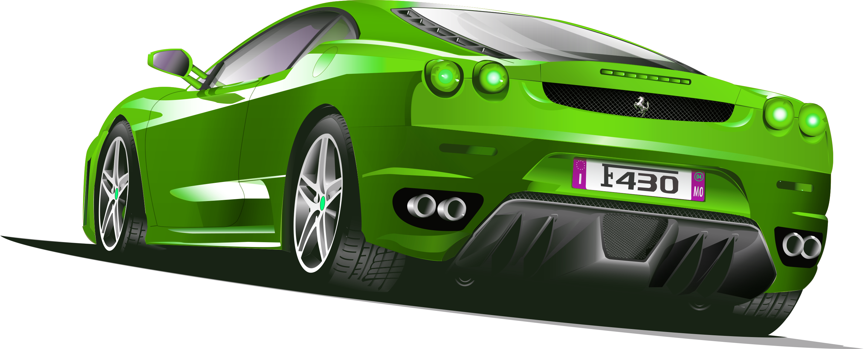 Ferrari Clip Art Transprent Png (2890x1170), Png Download