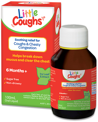 Little Coughs Front - Little Coughs Ivy Leaf Extract Oral Liquid 200ml (600x600), Png Download