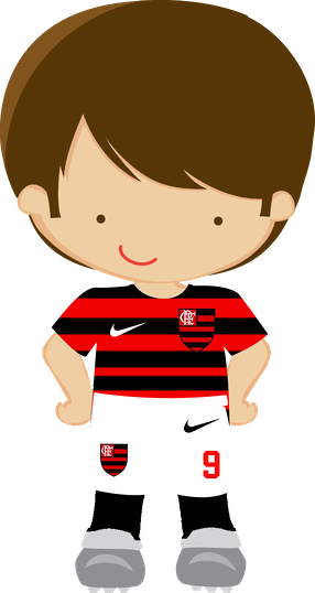 Minus Soccer Party, Sports Party, Soccer Ball, Cartoon - Jogador Brasil Png Desenho (286x538), Png Download