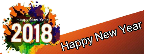 New Year - Happy New Year 2018 Moving (548x548), Png Download
