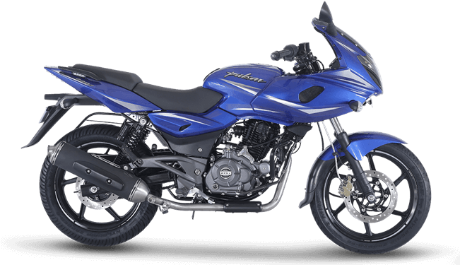 Nuclear Blue - Pulsar 220 (650x419), Png Download