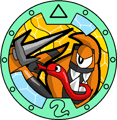 Yo-kai Watch Cobrax Medal - Yo Kai Watch Base (405x435), Png Download