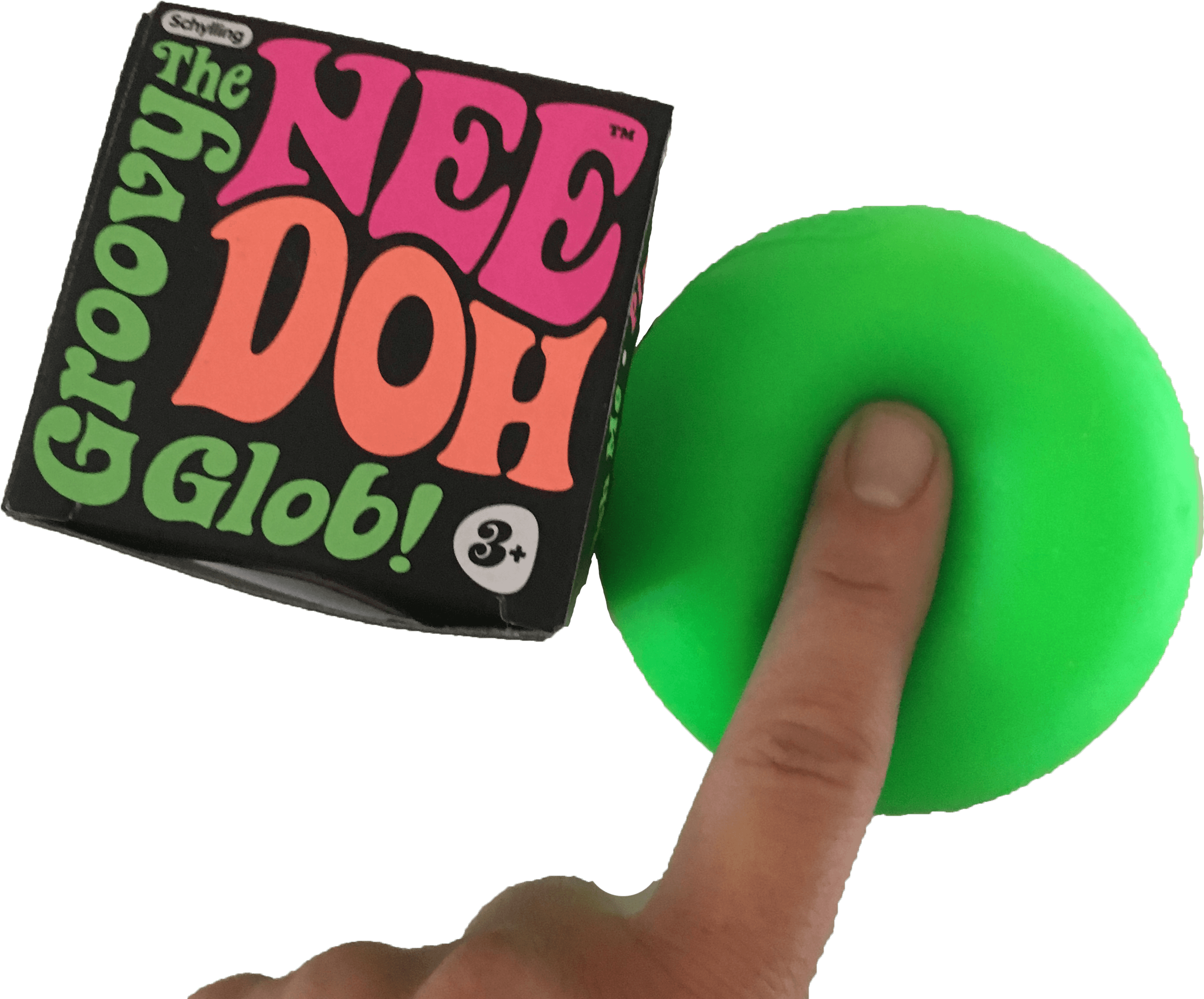 Nee Doh Groovy Glob Glow In The Dark - Games (3024x3024), Png Download