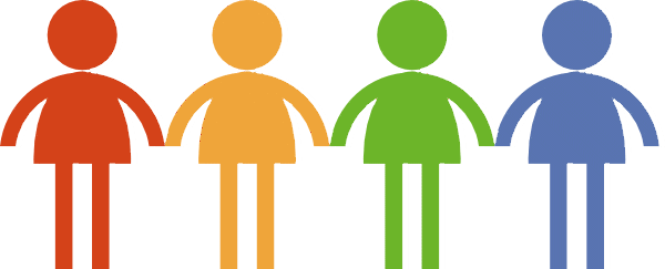 Students, Parents And Teachers Talk, Think And Share - People Clipart Transparent (600x243), Png Download