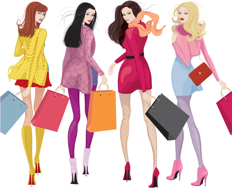 Fashion Clipart Fashion Trend - Bg Fashion (800x680), Png Download