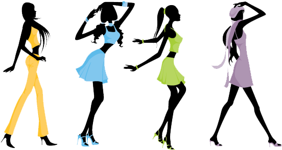 Fashion Girl Png Transparent Image - Fashion Show Png Transparent (600x439), Png Download