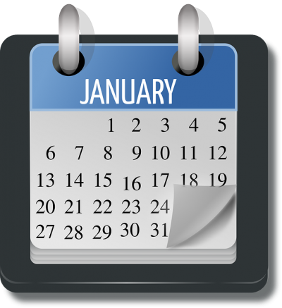 January - Calendar Month Clip Art (400x437), Png Download