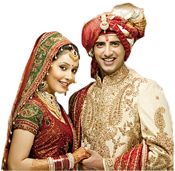 About Priyanshu Video Mixing & Photography - Indian Bride & Groom (355x347), Png Download
