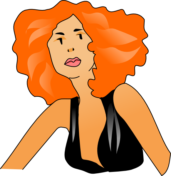 This Free Clipart Png Design Of Fashion Woman Clipart (582x599), Png Download